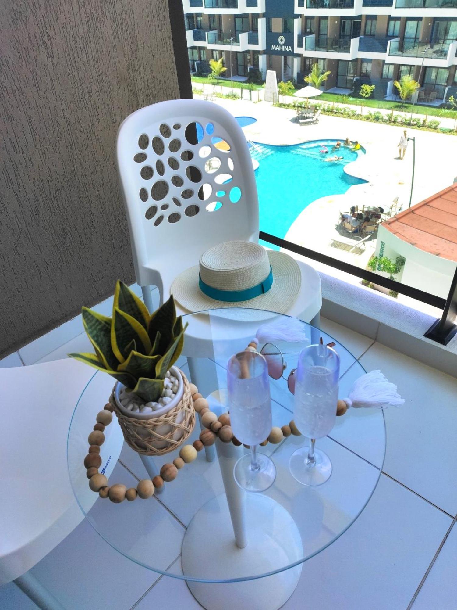 Sol Do Makia Experience, Beleza & Conforto - Flat Vista Piscina Em Muro Alto