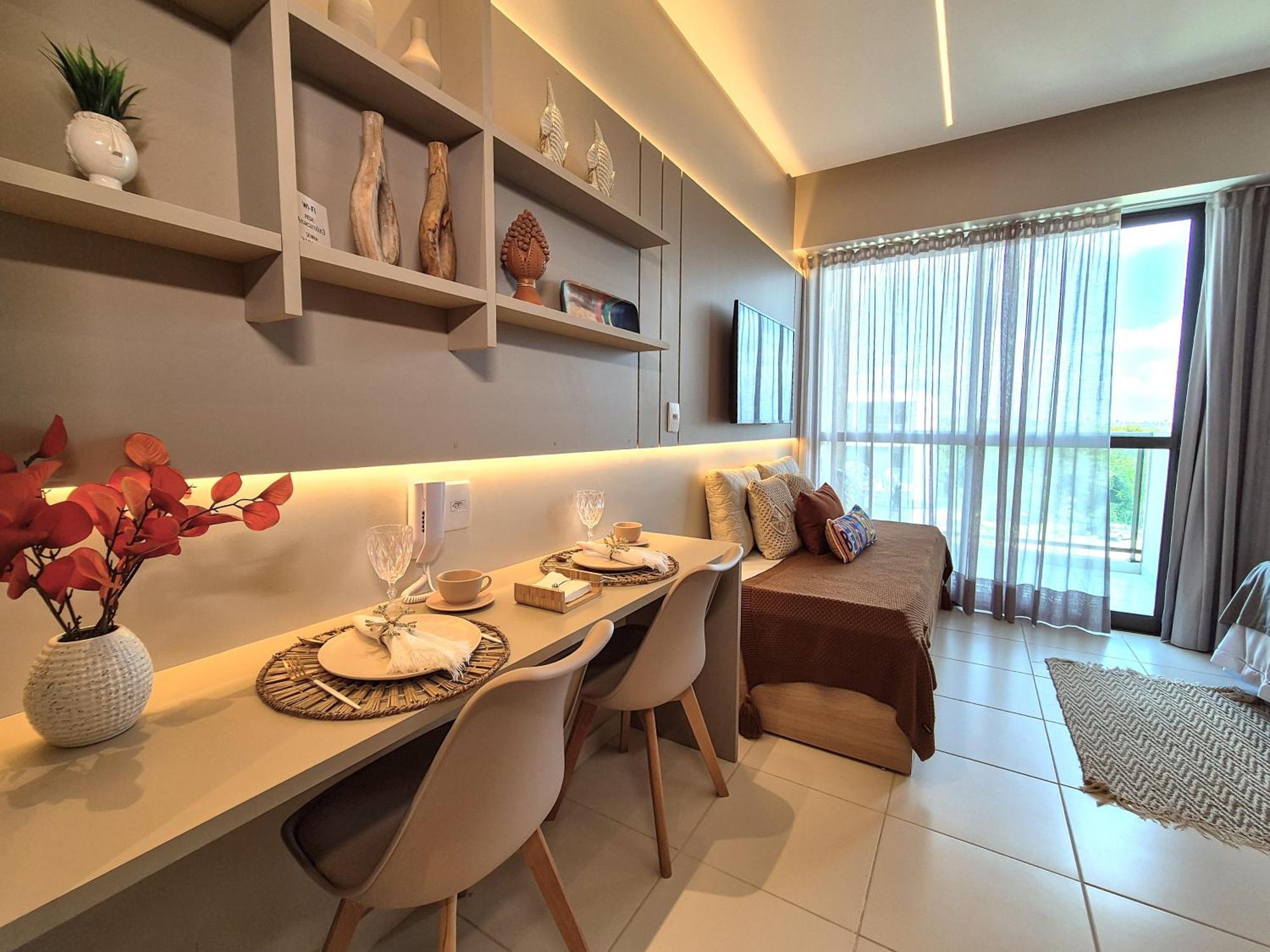 Apartment Sol Do Makia Experience, Beleza & Conforto - Flat Vista Piscina Em Muro Alto *