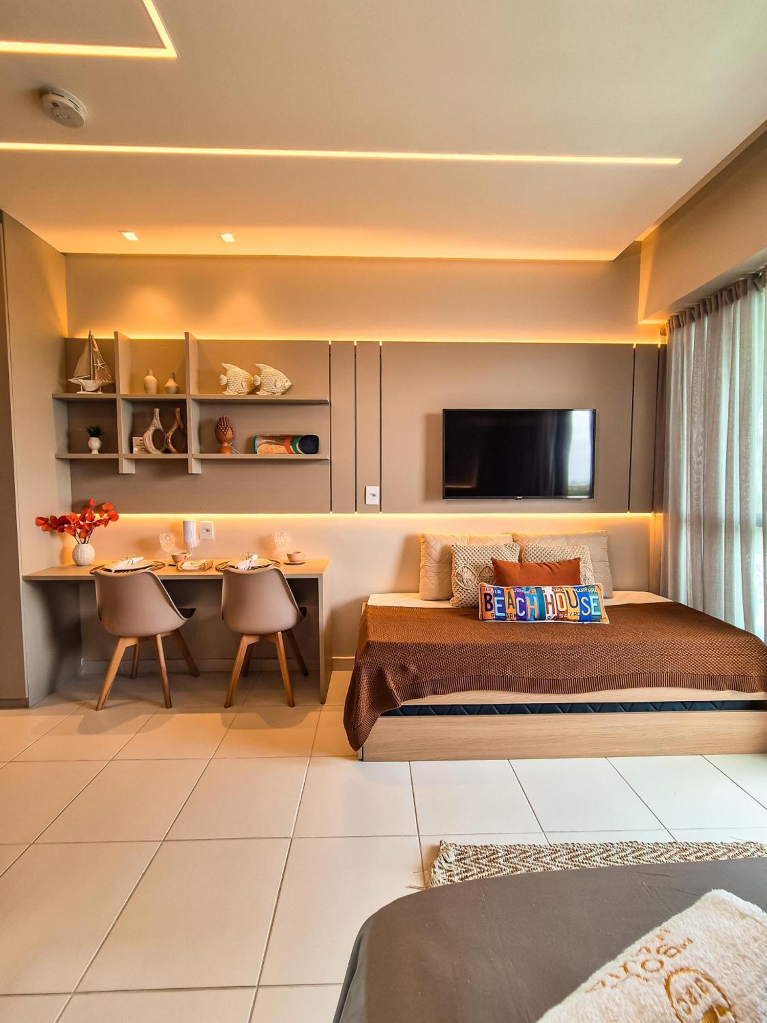 Apartment Sol Do Makia Experience, Beleza & Conforto - Flat Vista Piscina Em Muro Alto *