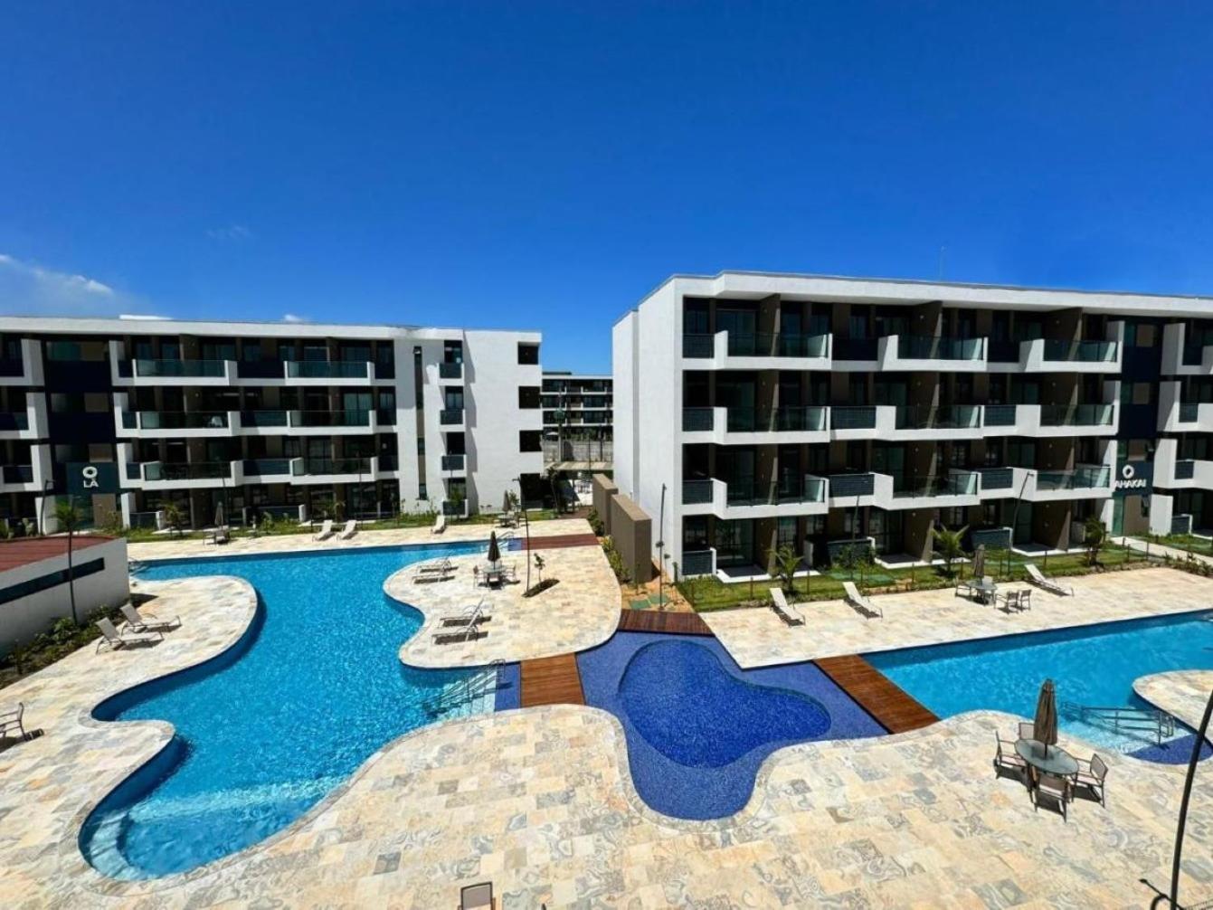 Apartment Sol Do Makia Experience, Beleza & Conforto - Flat Vista Piscina Em Muro Alto *