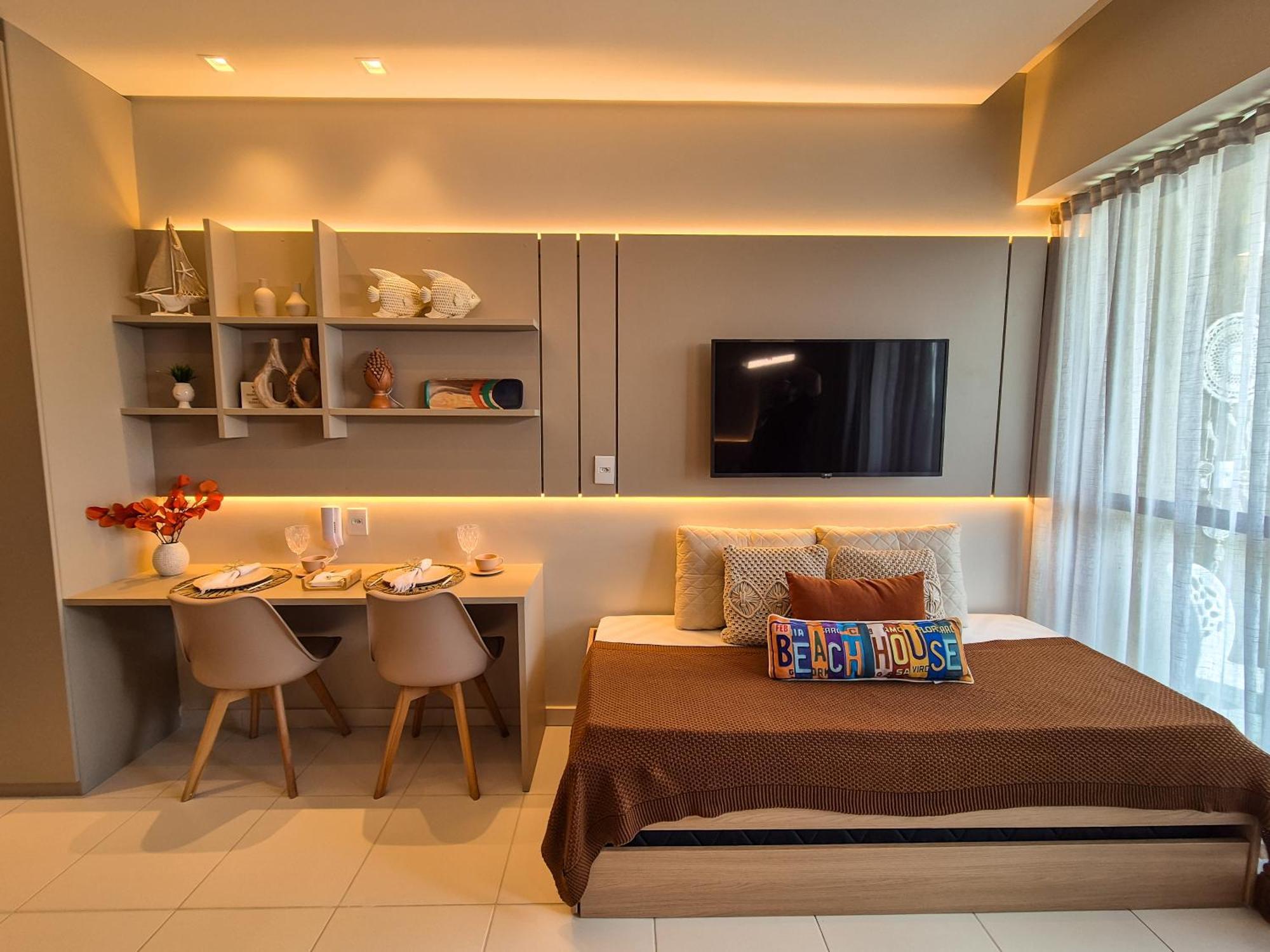 Apartment Sol Do Makia Experience, Beleza & Conforto - Flat Vista Piscina Em Muro Alto *